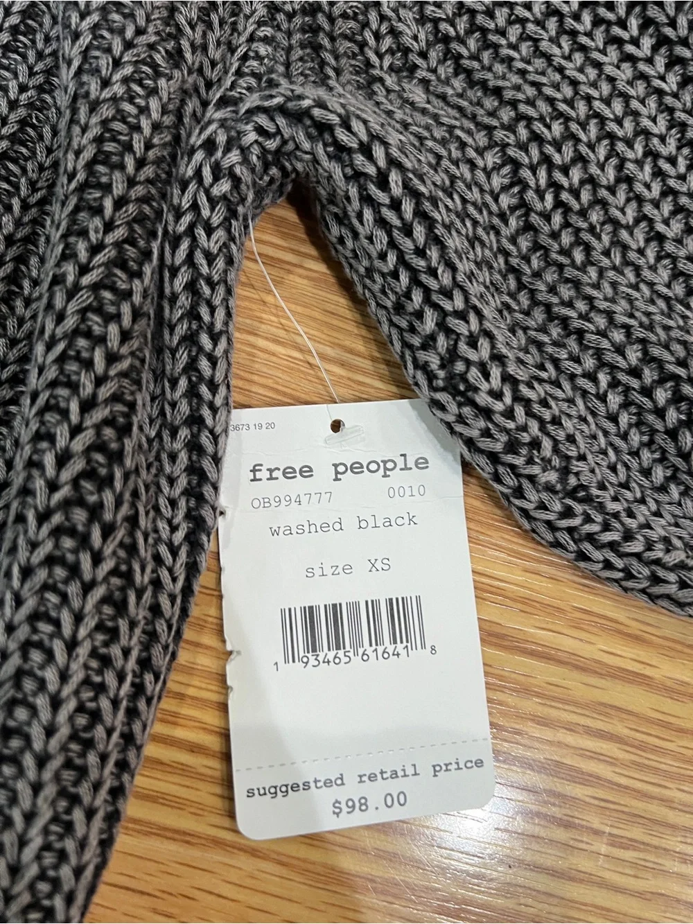 Free People Cold-Shoulder Chunky Knit Sweater - Brown